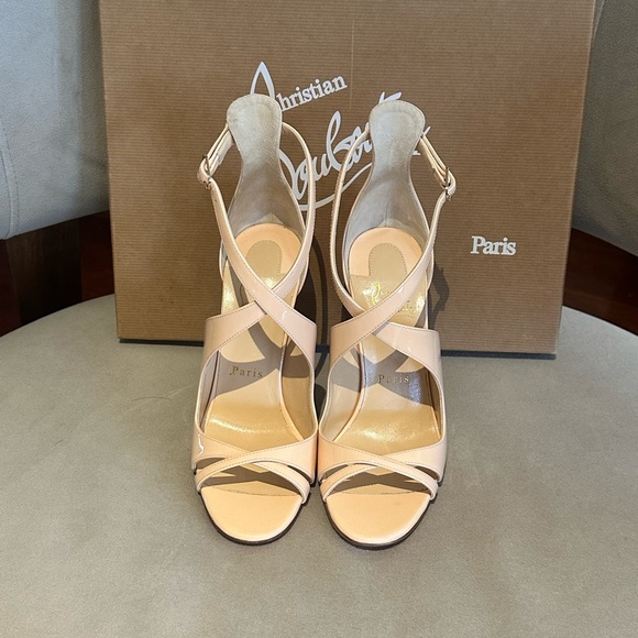 New authentic Christian Louboutin Makefissima Nude/Pink Patent leather Heel - Picture 4 of 13